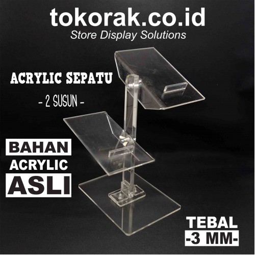 ACRYLIC SEPATU 2 SUSUN